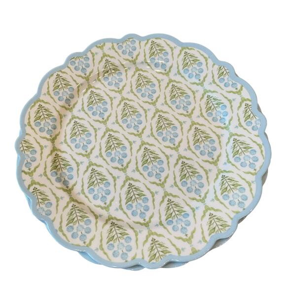 Lillian August French Farmhouse Floral Melamine Salad Plates 9in Set of 4 New - Picture 4 of 9